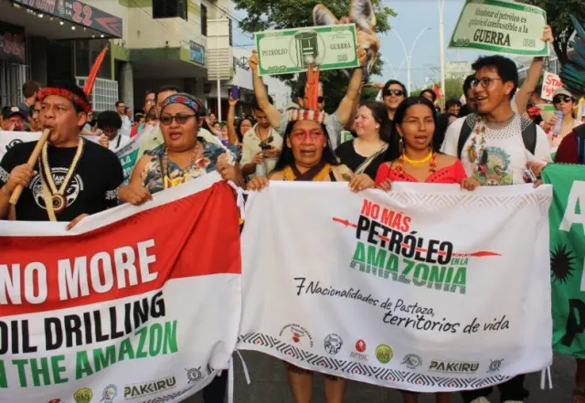 Ecuador's planned Amazon oil auctions stall as seven Indigenous nations stand firm