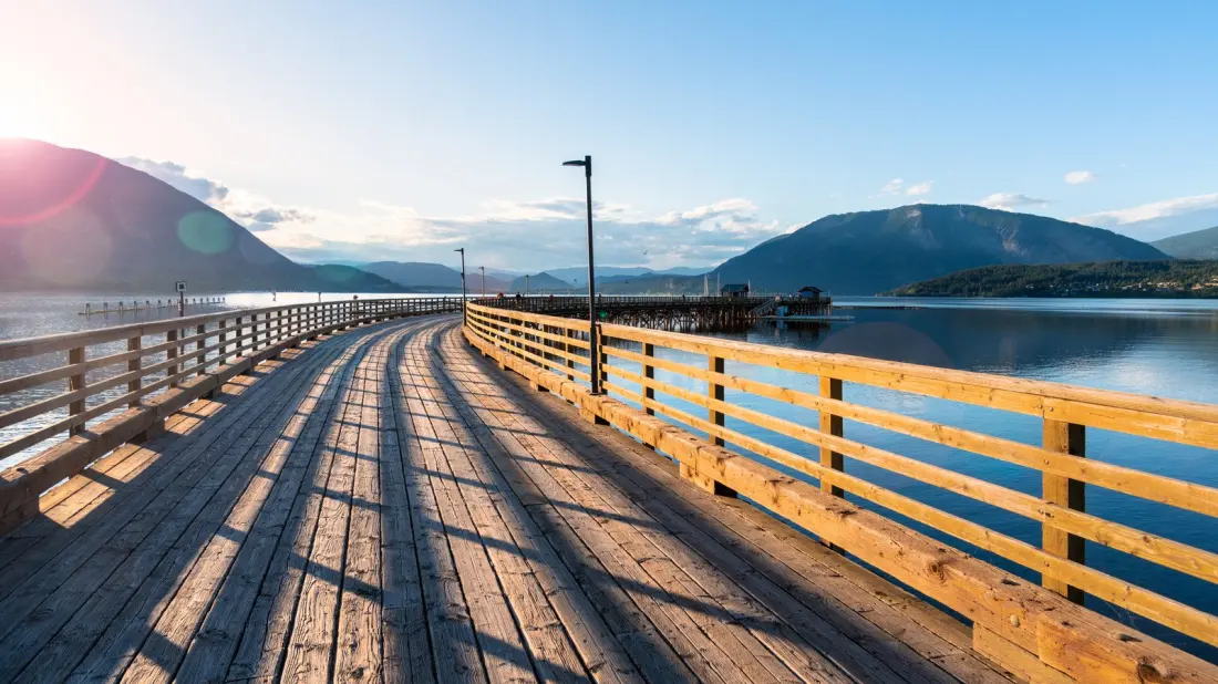 Salmon Arm: The Lakeside BC Town With Canada's Longest Wooden Wharf