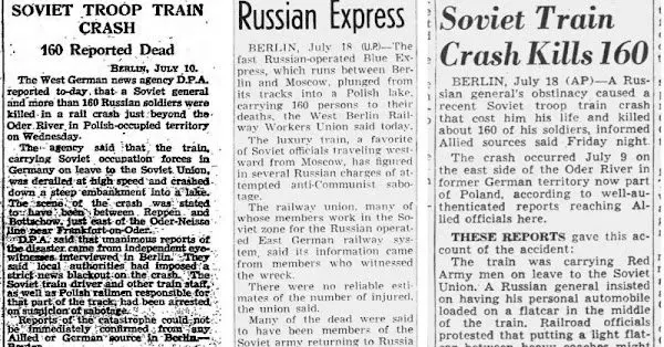 The Rzepin Train Disaster: A Cold War Rail Crash That May Never Have Happened