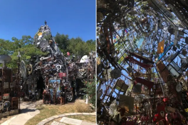 Inside the Cathedral of Junk: Austin's 60-ton backyard monument to other people's rubbish