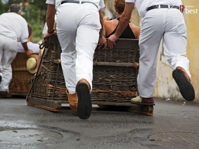 Wicker toboggan crash in Madeira injures British couple on famous Monte run