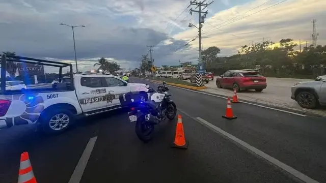 Pedestrian killed on Cancun's Colosio Boulevard in hit-and-run near Plaza Cumbres