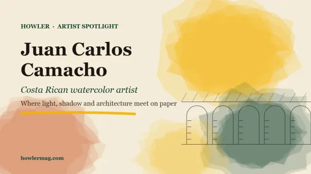 Costa Rican Watercolourist Juan Carlos Camacho Paints Architecture in Motion