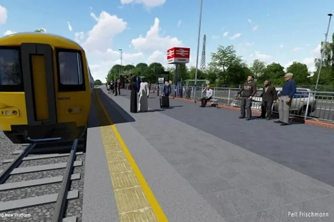 Cheadle gets its trains back: first station in Greater Manchester village since 1917