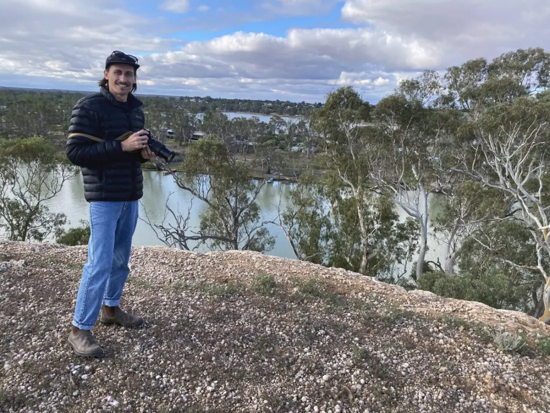 Meeting the Carp Whisperer on South Australia's Coorong