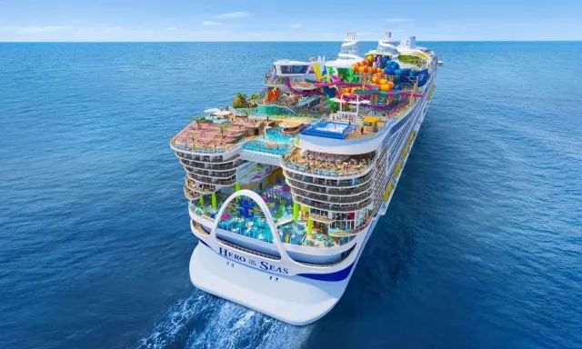 Hero of the Seas floats out in Finland: Royal Caribbean's next giant is on track for 2027