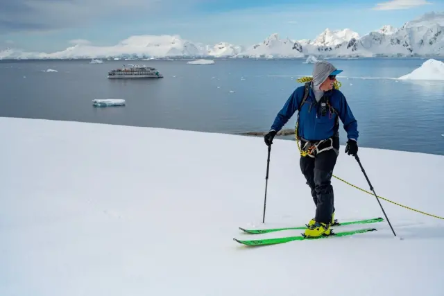 Skiing in Antarctica: AE Expeditions adds guided ski touring to its polar sailings