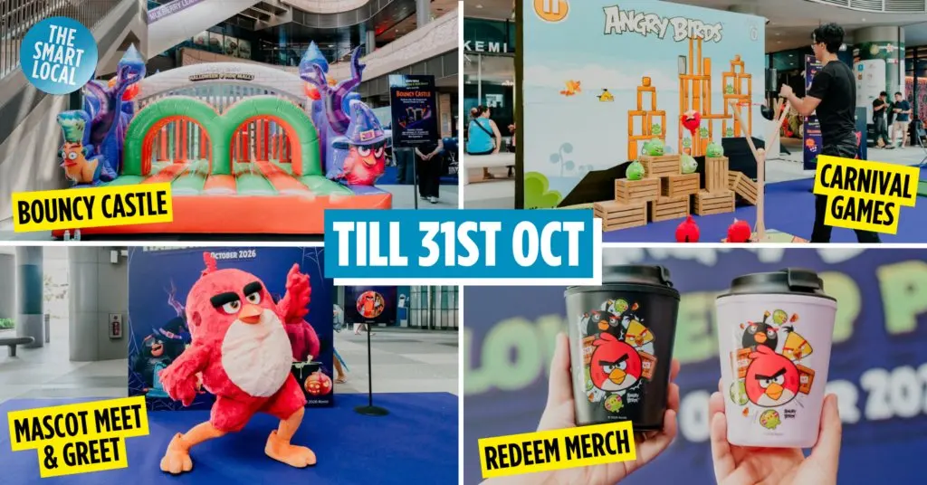 Angry Birds Bring a Jump-Scare-Free Halloween to Singapore's HDB Malls This October