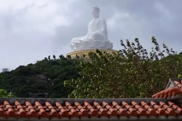 Climb 600 Stone Steps to a Giant White Buddha at Linh Phong Pagoda