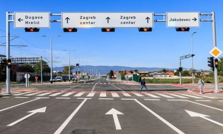 Zagreb's Sarajevska Road reopens as a six-lane southern gateway