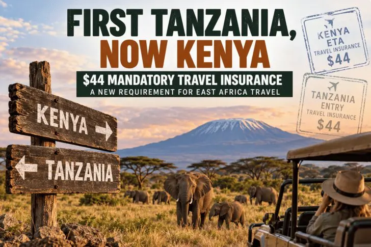Kenya Adds $44 Mandatory Travel Insurance to Its ETA Process
