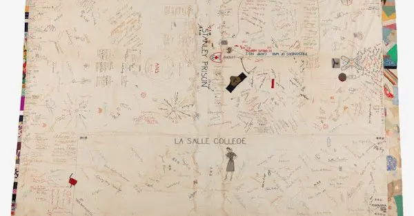 The Second World War Diary Stitched in Secret onto a Hong Kong Bedsheet