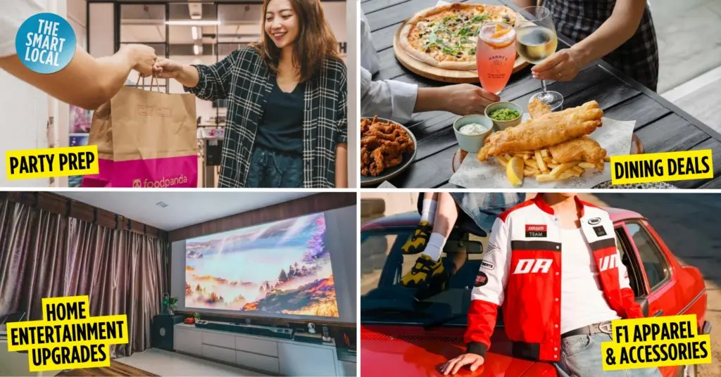 Skipping the Singapore F1 Crowds? DBS/POSB Card Deals Cover Food, Gear and Groceries