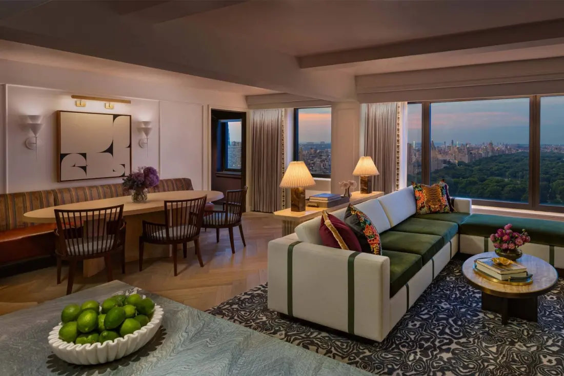 JW Marriott Essex House unveils a Central Park-inspired suite on New York's 38th floor