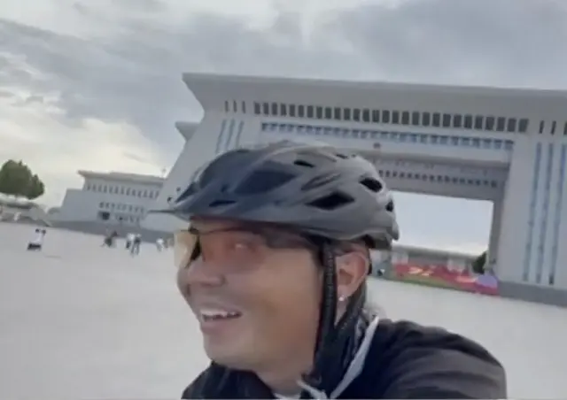 Kazakh Cyclist 100 Days Into Epic Ride From Astana to Australia — and Eventually Around the World